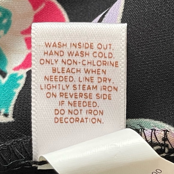 LC Lauren Conrad Floral Print Blouse - Picture 6 of 7